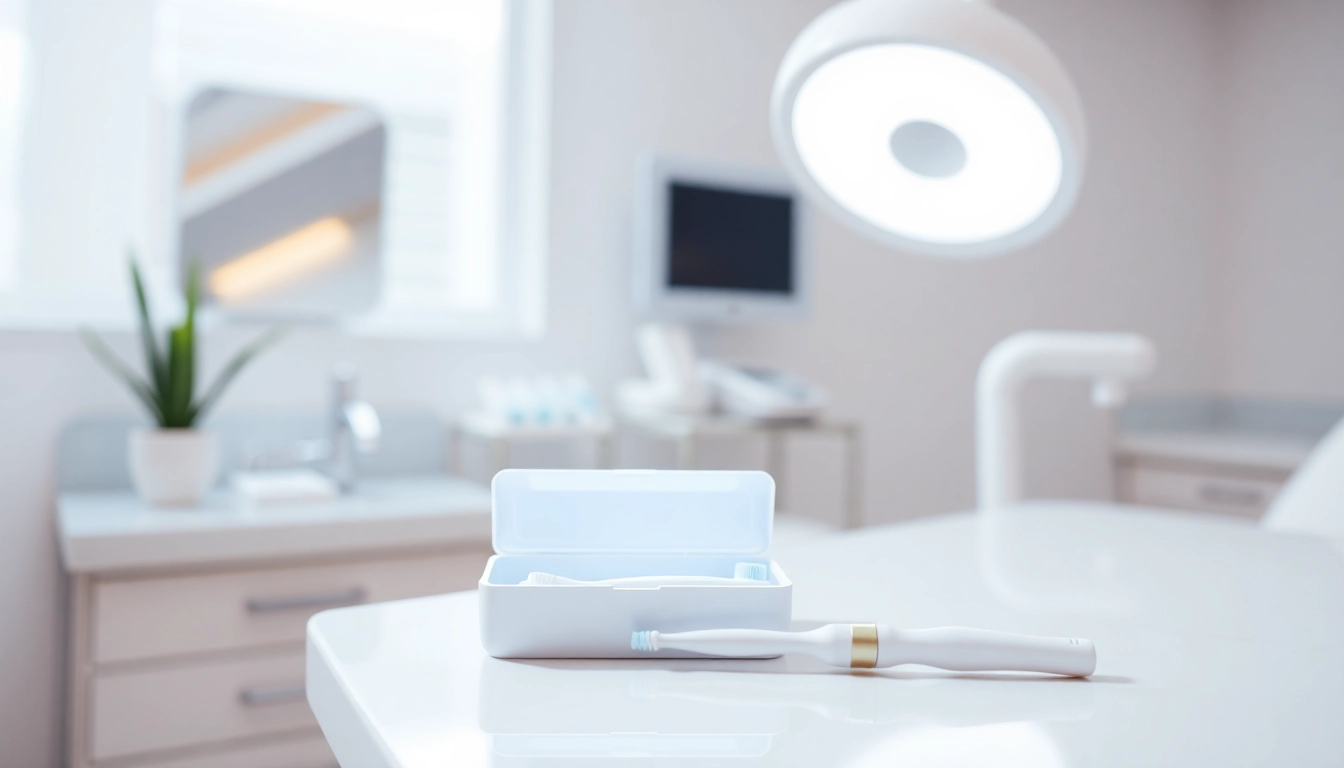 Enhance your smile with a teeth whitening kit featuring bright and stylish design elements.