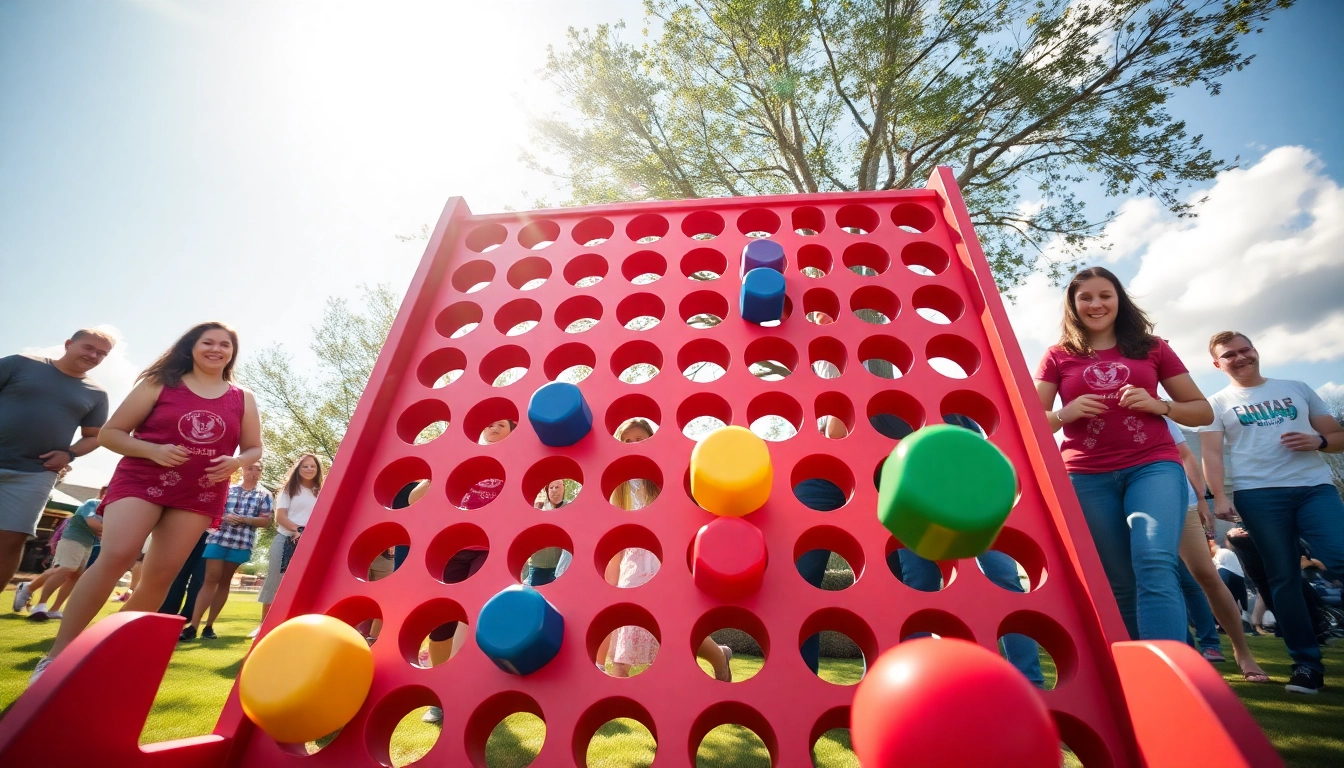 Engaging Fun: How to Elevate Your Events with Giant Connect Four