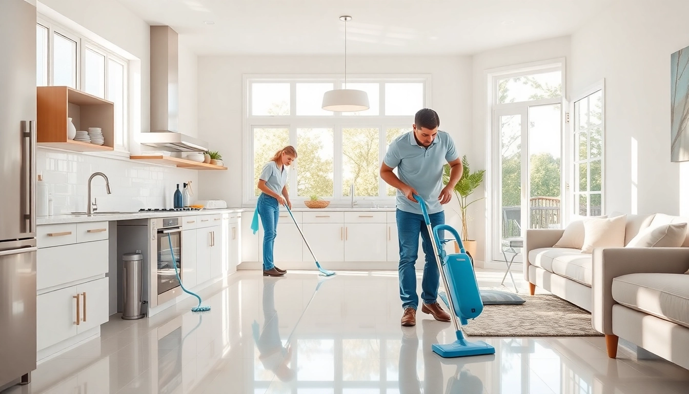Efficient Move Out Cleaning Camarillo performed by professionals in a bright kitchen.