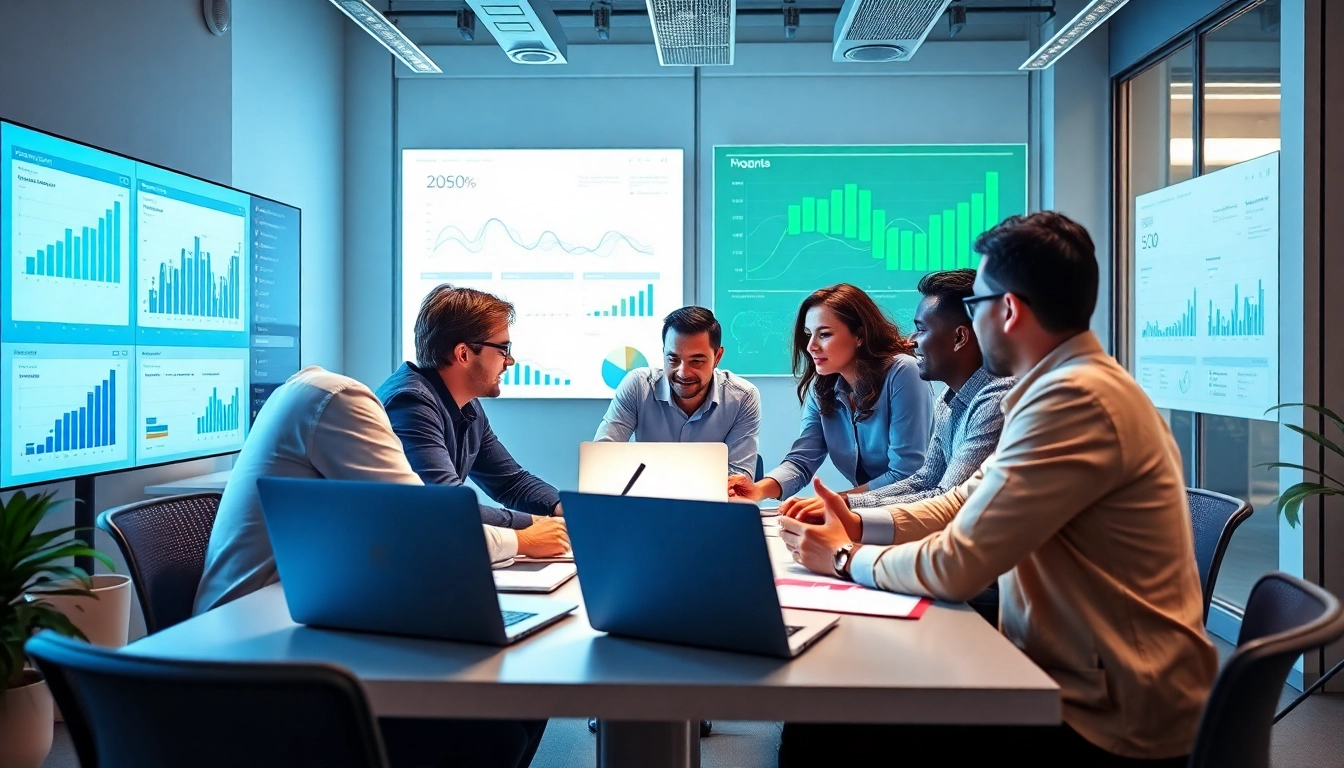 Conducting a detailed competitor analysis in a collaborative office setting with engaged team members.