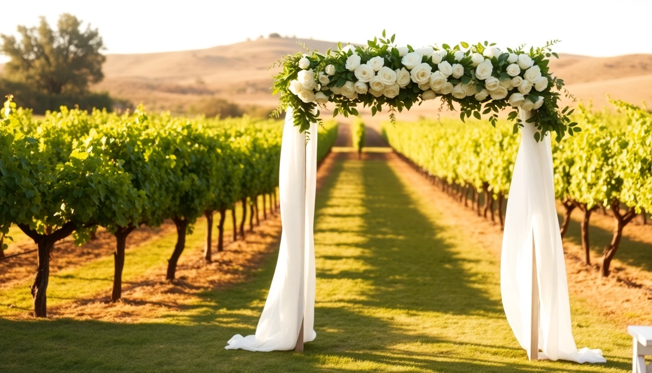 Transform your dreams into reality at clarksburg wedding venues with stunning vineyard views.