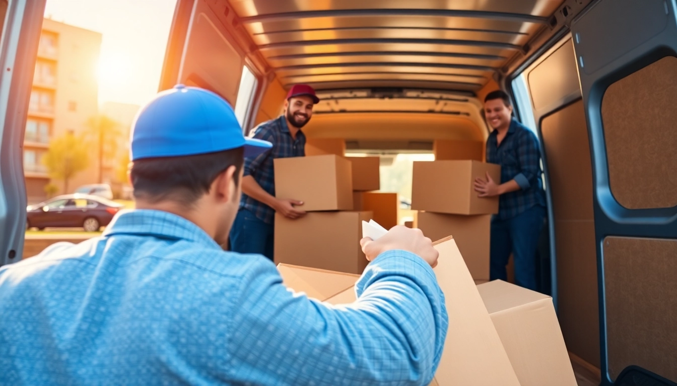 Efficient man and van moving service assisting with residential relocation by a professional moving team.