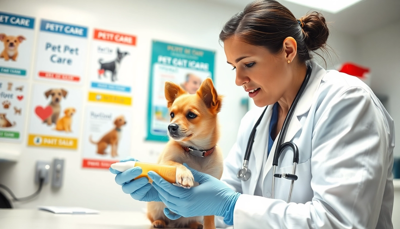 Understand why does my dogs pee smell so bad through a vet's examination of a dog.