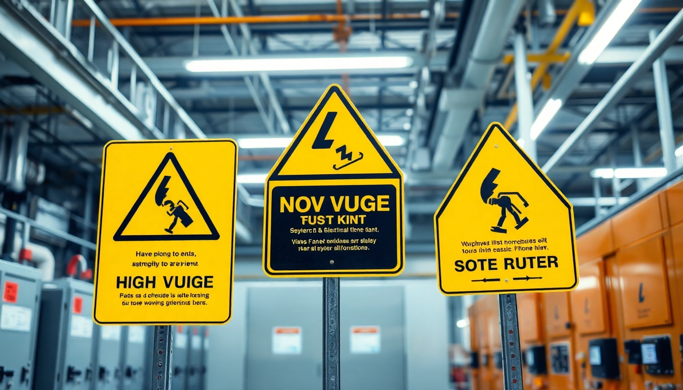 Understanding Electrical Signs: Safety Visuals for Hazard Awareness
