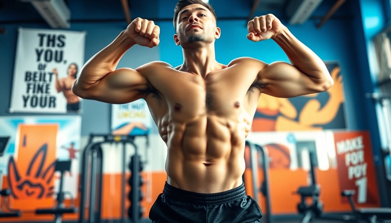 Oefening voor een sixpack in de sportschool met een persoonlijke trainer.