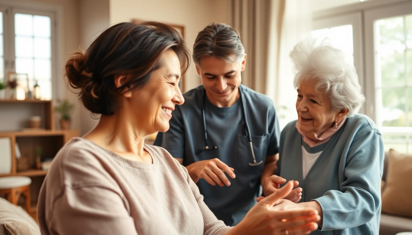 Engaged caregivers provide senior care in Austin, TX, fostering a nurturing environment.